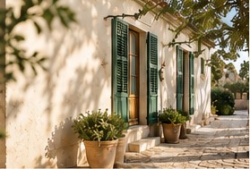 Fassadendetail auf Mallorca