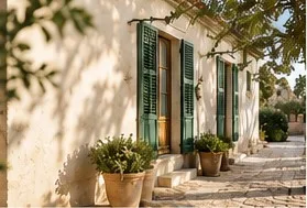 Fassadendetail auf Mallorca